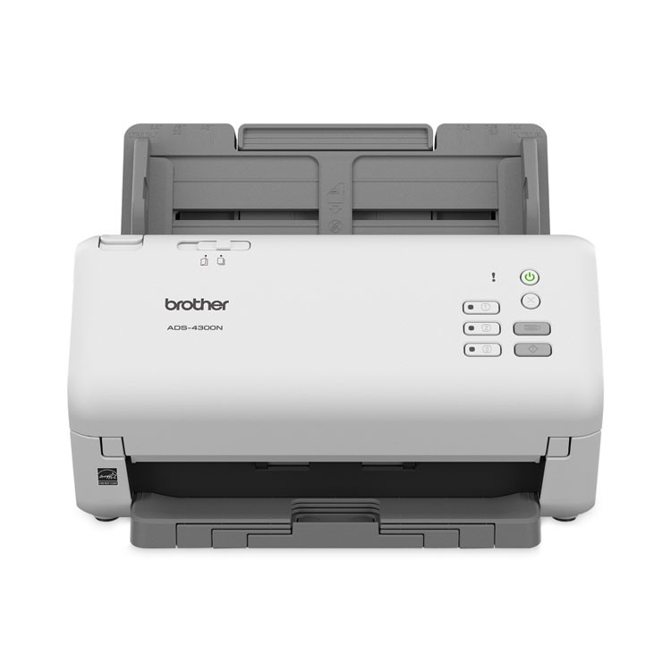BROTHER INTL. CORP. ADS4300N ADS-4300N Professional Desktop Scanner, 600 dpi Optical Resolution, 80-Sheet Auto Document Feeder