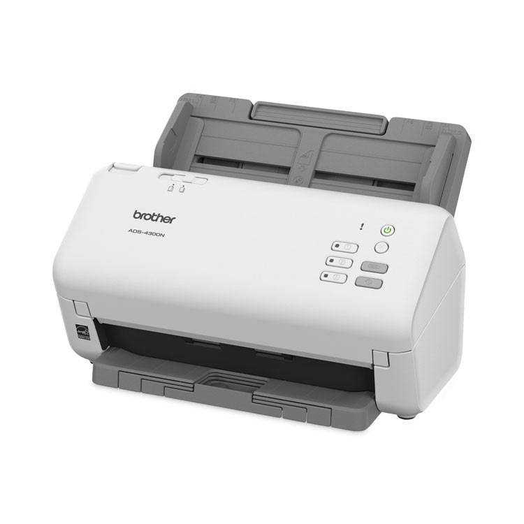 BROTHER INTL. CORP. ADS4300N ADS-4300N Professional Desktop Scanner, 600 dpi Optical Resolution, 80-Sheet Auto Document Feeder