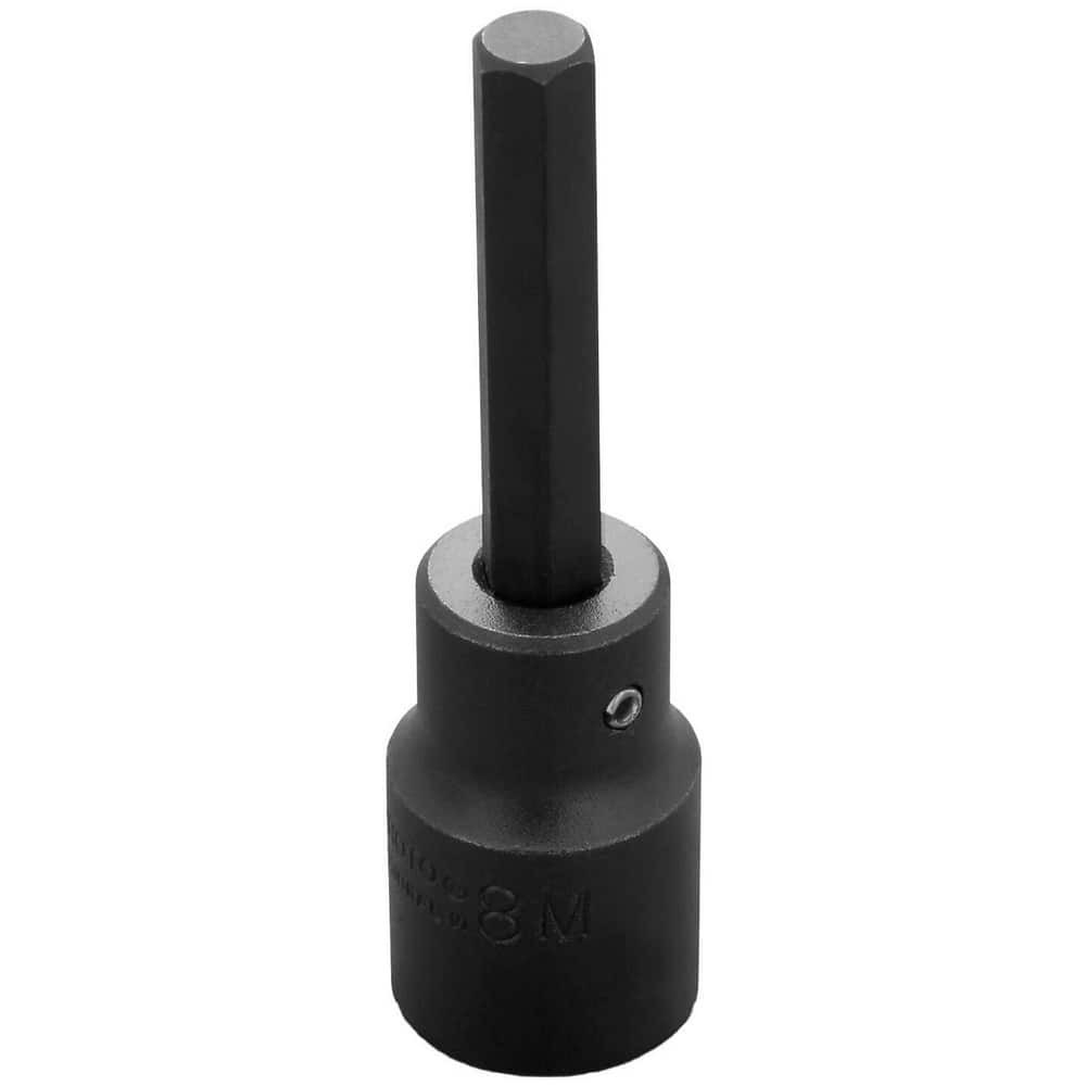 Proto J7441-8M 1/2" Drive, 8mm Impact Hex Bit Socket