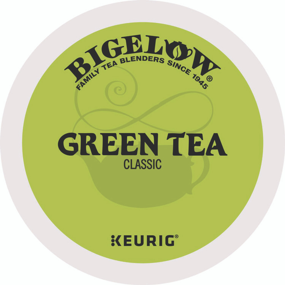 KEURIG DR PEPPER Bigelow® 6085CT Green Tea K-Cup Pack, 24/Box, 4 Box/Carton