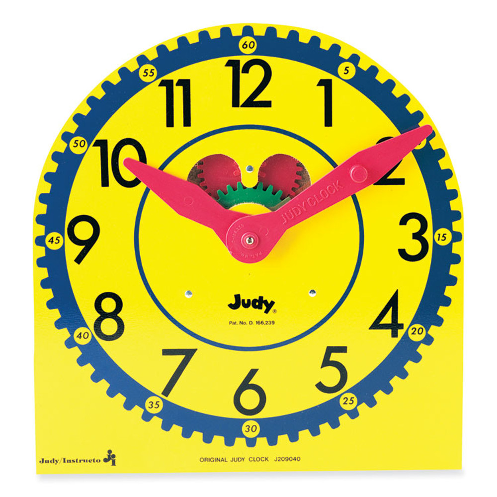 CARSON-DELLOSA EDUCATION 0768223199 Large Judy Clock, Grades K to 4