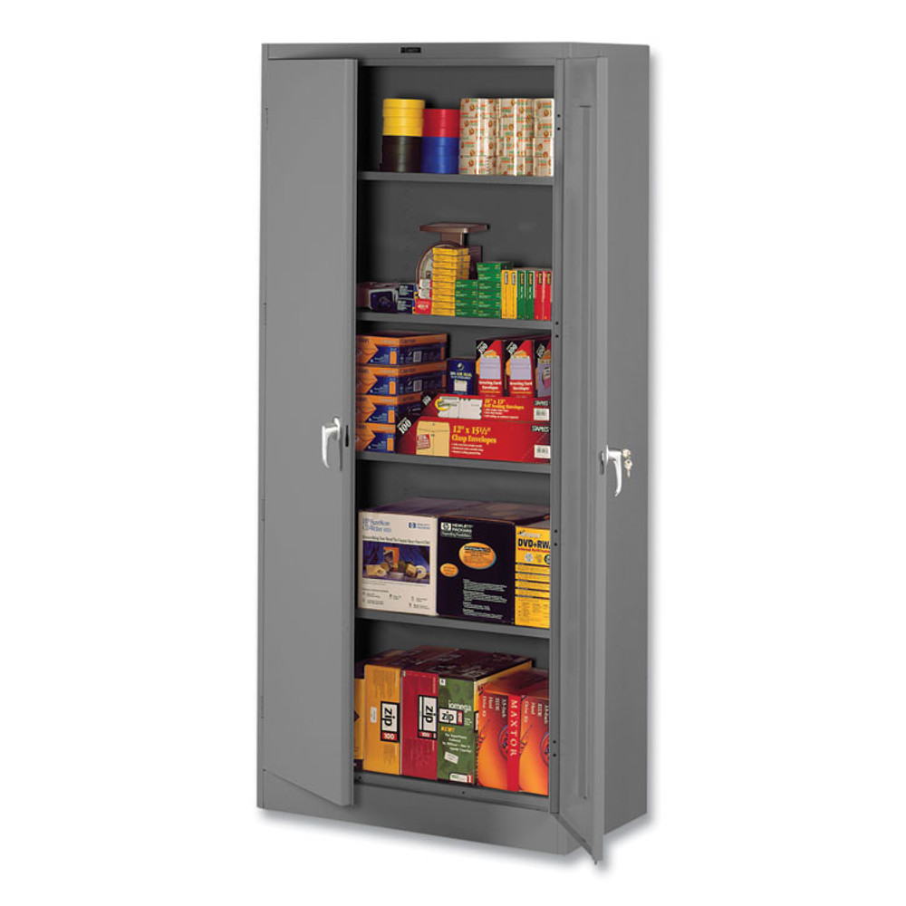 TENNSCO 7824MG Deluxe Storage Cabinet, 36w x 24d x 78h, Medium Gray