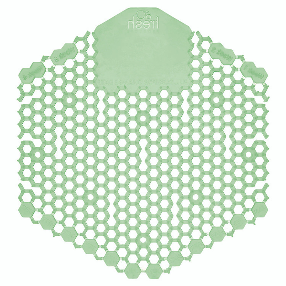 FRESH PRODUCTS 3WDS60CME Wave 3D Urinal Deodorizer, Cucumber Melon Scent, Green, 10/Box