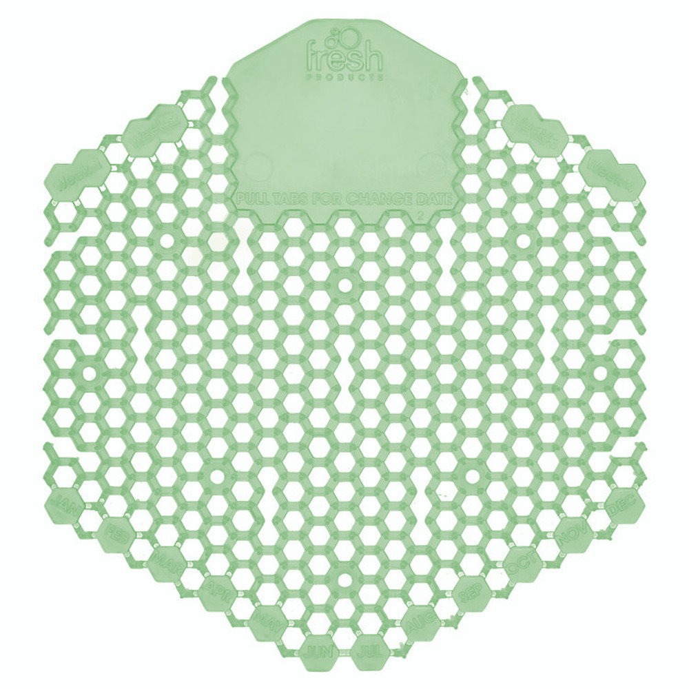 FRESH PRODUCTS 3WDS60CME Wave 3D Urinal Deodorizer, Cucumber Melon Scent, Green, 10/Box