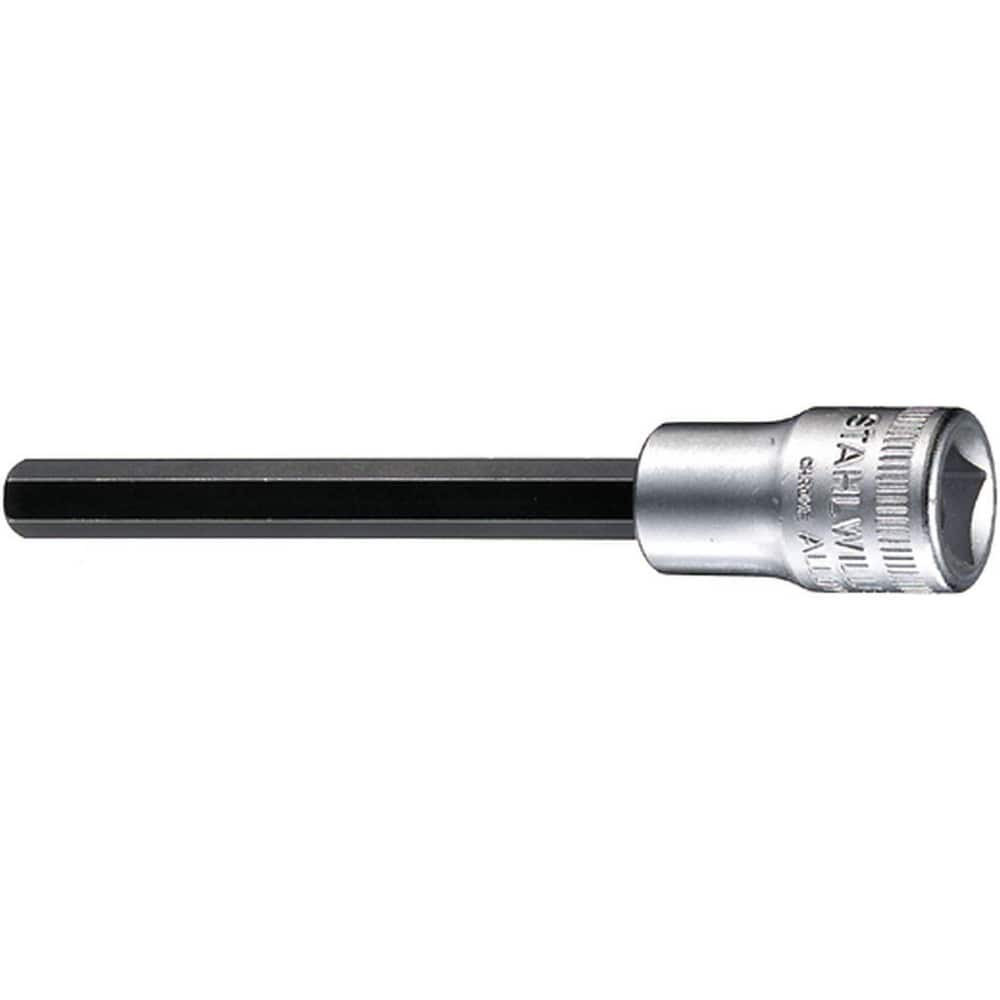Stahlwille 02152408 Hand Hex & Torx Bit Sockets; Socket Type: Non-Impact ; Hex Size (mm): 8.000 ; Bit Length: 5mm ; Insulated: No ; Tether Style: Not Tether Capable ; Material: Chrome Alloy Steel