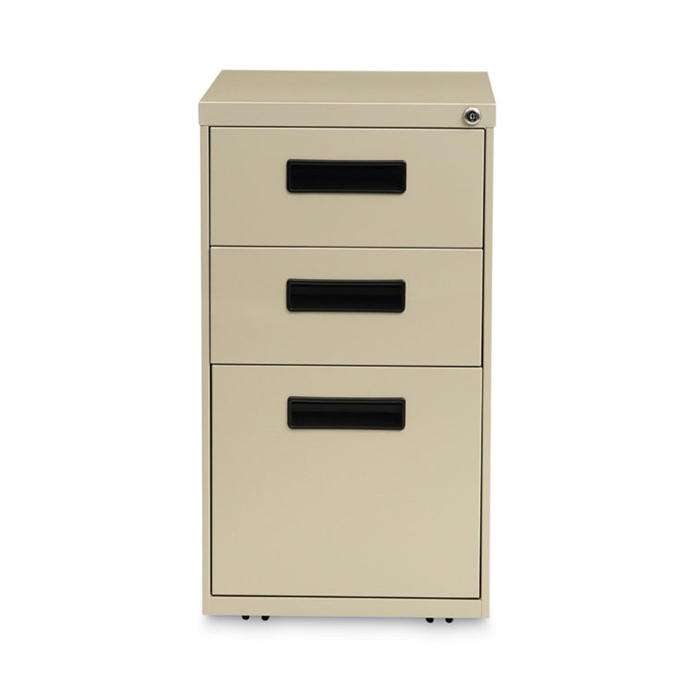 ALERA PABBFPY File Pedestal, Left or Right, 3-Drawers: Box/Box/File, Legal/Letter, Putty, 14.96" x 19.29" x 27.75"