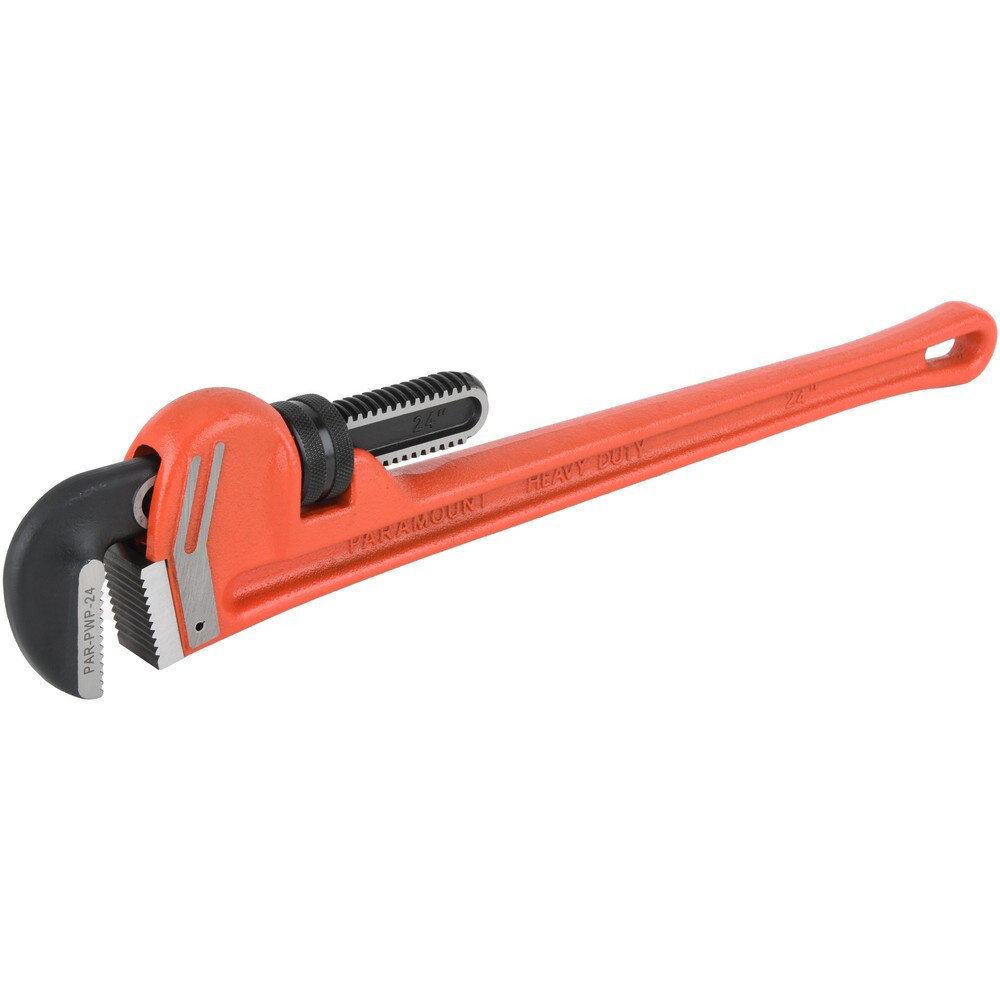 PRO-SOURCE PAR - PWP-24 Straight Pipe Wrench: 24" OAL, Cast Iron