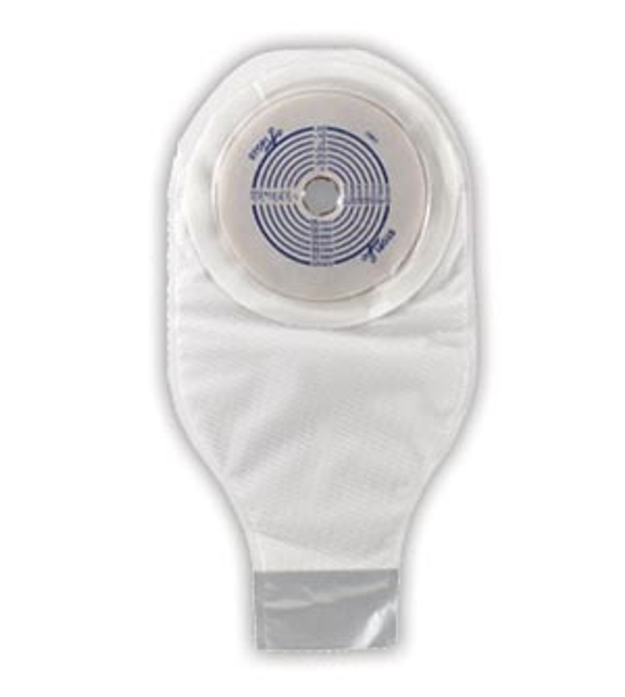 Convatec  400598 One-Piece Drainable Pouch with Cut-to-Fit Durahesive Skin Barrier, Tape Collar, 12" Pouch with 1-Sided Comfort Panel, Tail Clip, Transparent, 3/4" - 2 1/2" Stoma Opening, 10/bx (Continental US Only)