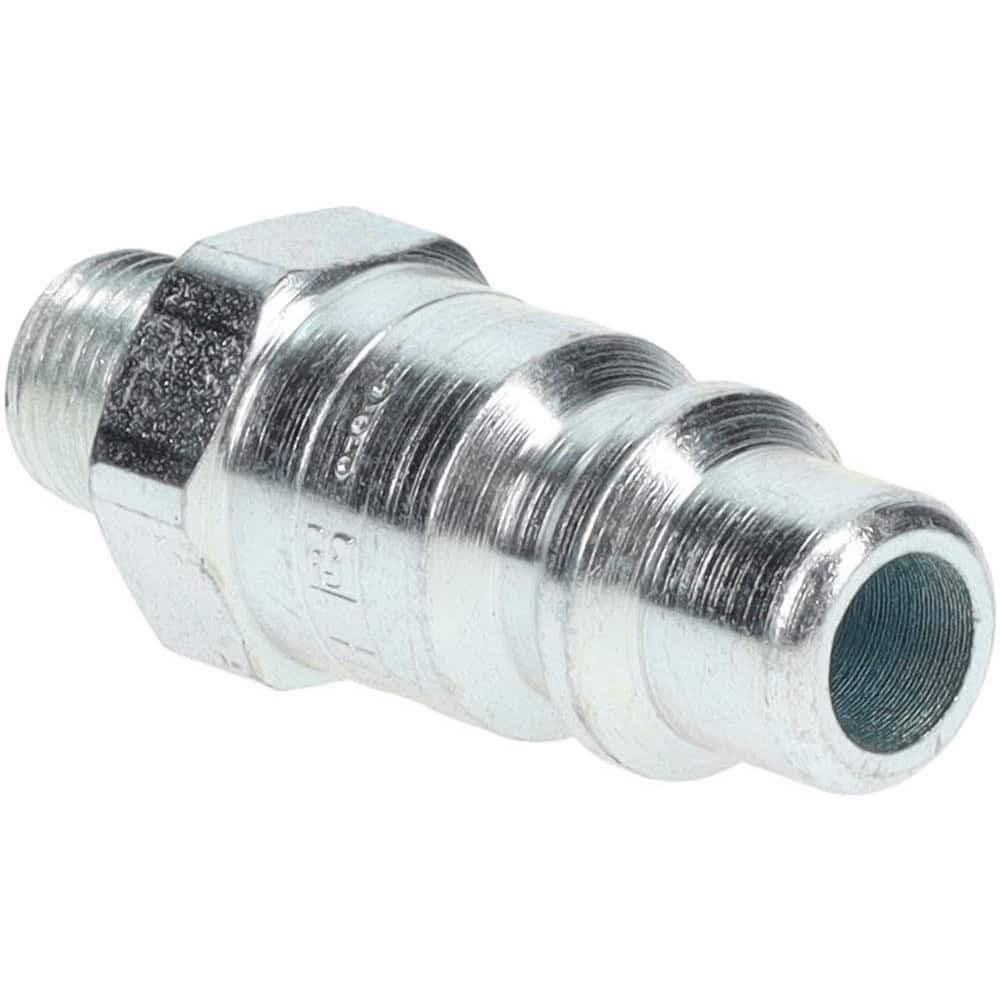 Parker H00E Pneumatic Hose Coupling: 1/8-27" Thread, 3/8" Body Dia, Industrial Interchange