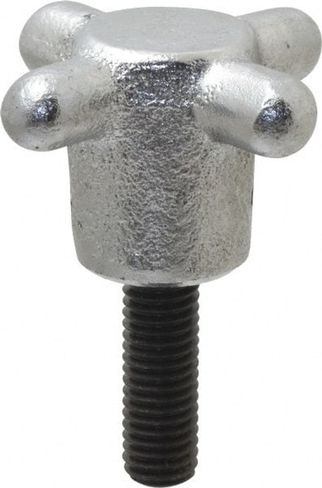 Strong Hand Tools 845750 4 Prong Spoked Knob: 2-1/2" Head Dia, 4 Points, Cast Iron