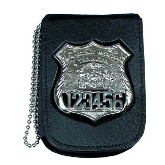 Perfect Fit 706-3-MH Magnetic Badge & ID Neck Holder w/ Chain - 3.00''x4.50''