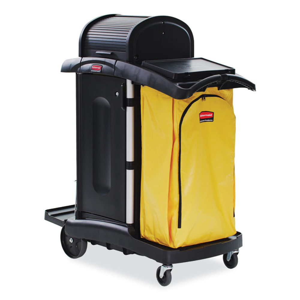 RUBBERMAID COMMERCIAL PROD. 1966881 Vinyl Cleaning Cart Bag for Rubbermaid Commercial 9T76, 9T77 and 9T78, 34 gal, 17.5" x 10.5" x 33", Yellow