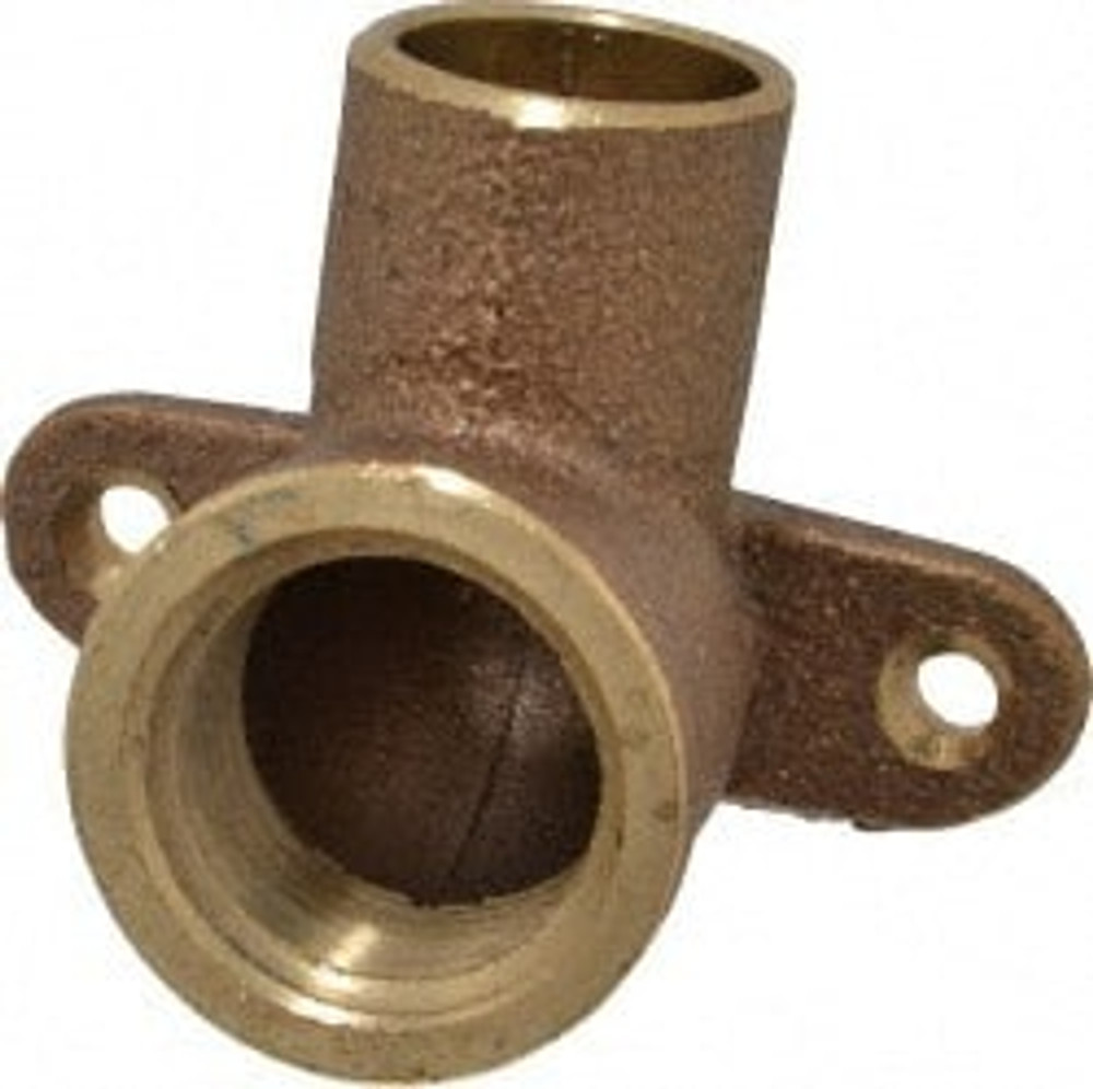 NIBCO 70735-LF 1/2 Cast Copper Pipe 90 ° Drop Ear Elbow: 1/2" Fitting, C x F, Pressure Fitting