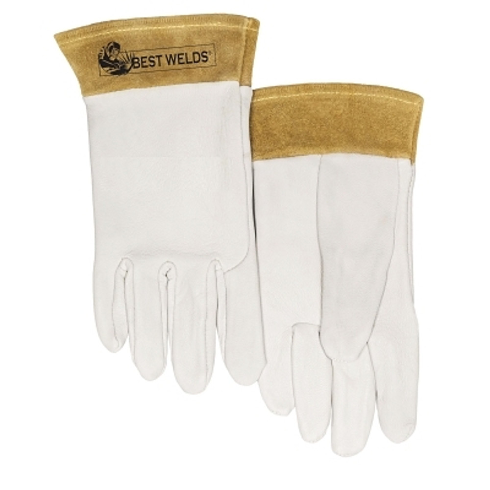 ORS Nasco Best Welds 110-TIG Capeskin Welding Gloves, Large, White