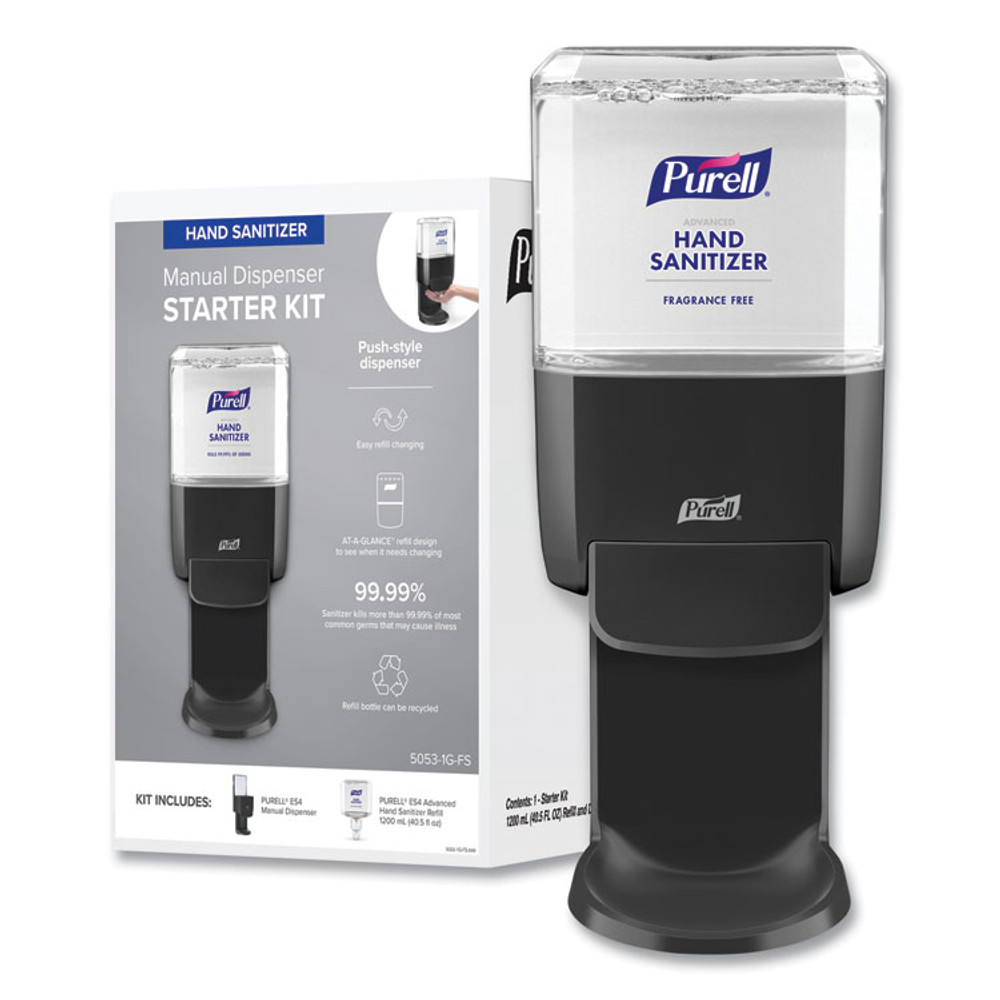 GO-JO INDUSTRIES PURELL® 50531GFS Advanced Hand Sanitizer Foam ES4 Starter Kit, Graphite