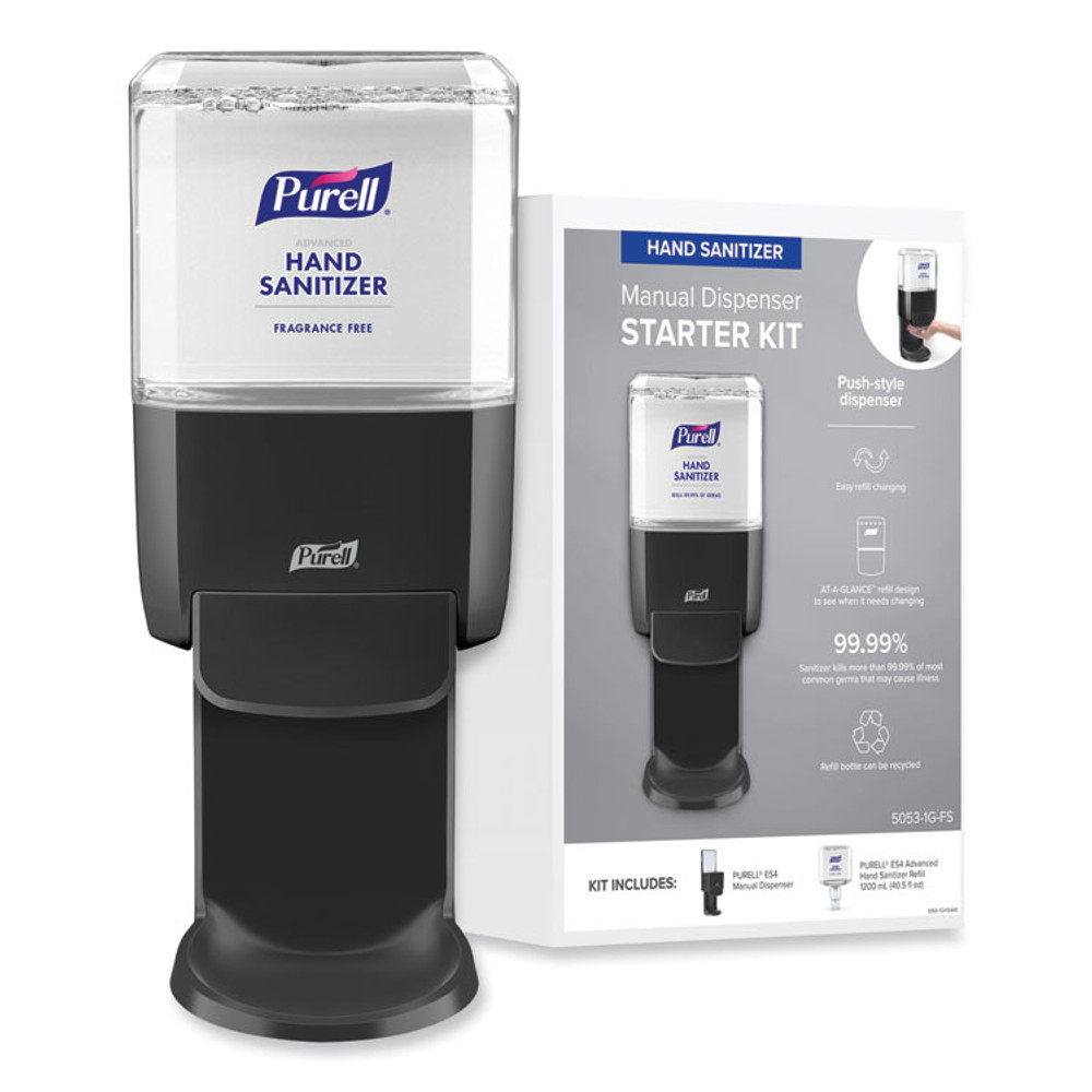 GO-JO INDUSTRIES PURELL® 50531GFS Advanced Hand Sanitizer Foam ES4 Starter Kit, Graphite