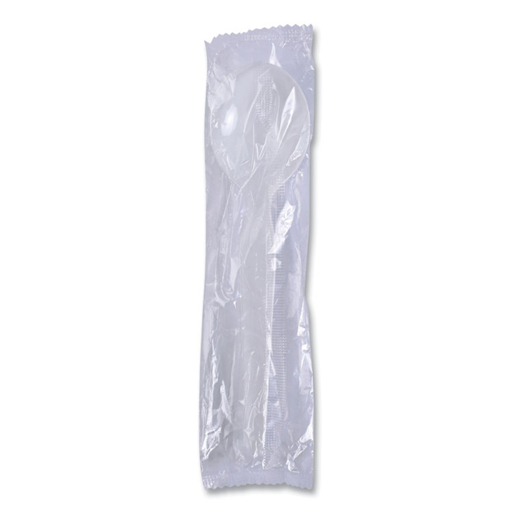 BOARDWALK SOUPHWPSWH Heavyweight Polystyrene Cutlery, Soup Spoon, Plastic, White, 1,000/Carton