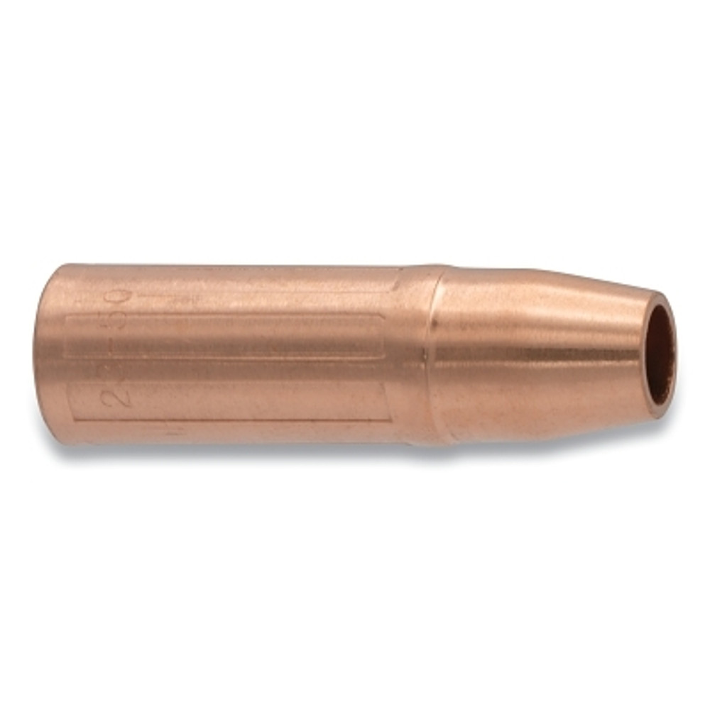ORS Nasco Best Welds 2350 MIG Gun Nozzle, 1/8 in Recess, 1/2 in Bore, Tweco® Style 23, Self-Insulated, Copper