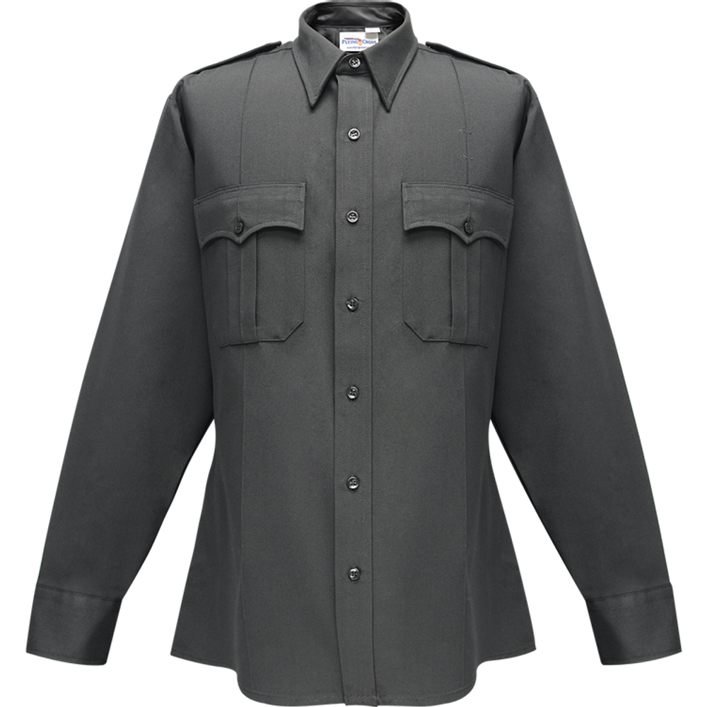 Flying Cross 34W78Z 10 18.5 34/35 Command Public Safety Long Sleeve Shirt w/ Zipper