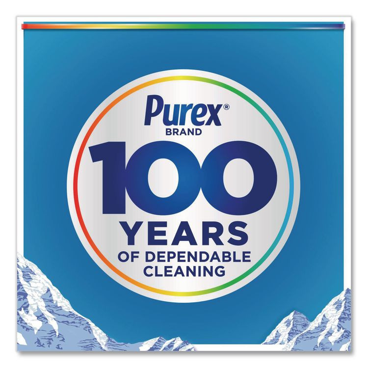 PUREX 05016CT Liquid Laundry Detergent, Mountain Breeze, 150 oz Bottle, 4/Carton