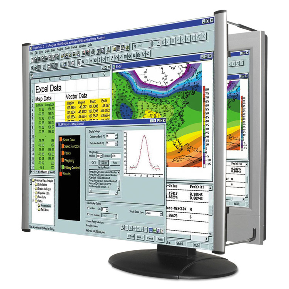 KANTEK INC. MAG24WL LCD Monitor Magnifier Filter for 24" Widescreen Flat Panel Monitor, 16:9/16:10 Aspect Ratio