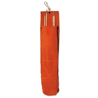 ORS Nasco Best Welds 75 Rod Bag, 5 lb Capacity, Side Split Cowhide, Brown