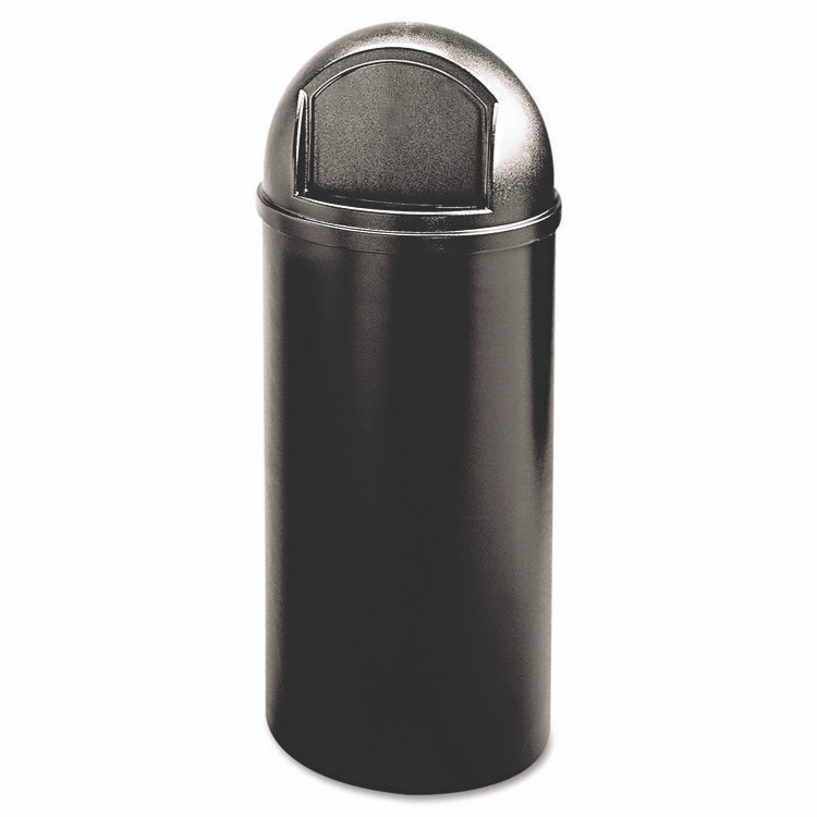 RUBBERMAID COMMERCIAL PROD. 816088BK Marshal Classic Container, 15 gal, Plastic, Black