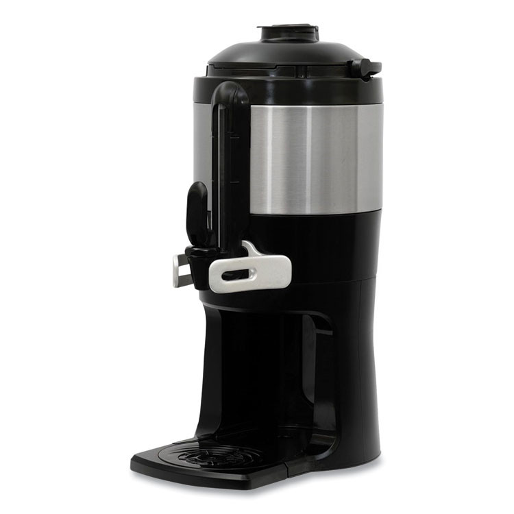 BUNN-O-MATIC 440000200 ThermoFresh Server with Mechanical Sight Gauge, 128 oz, Silver/Black