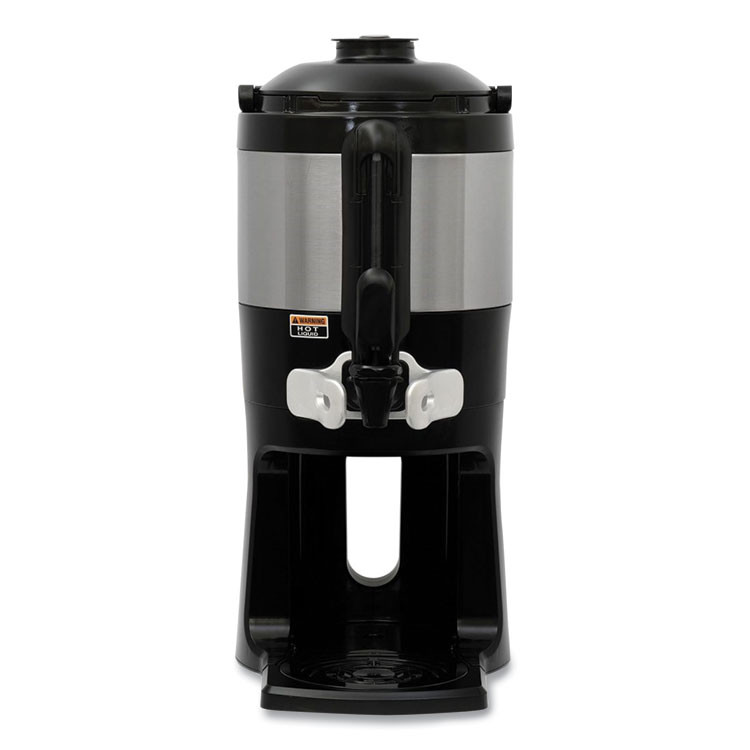 BUNN-O-MATIC 440000200 ThermoFresh Server with Mechanical Sight Gauge, 128 oz, Silver/Black