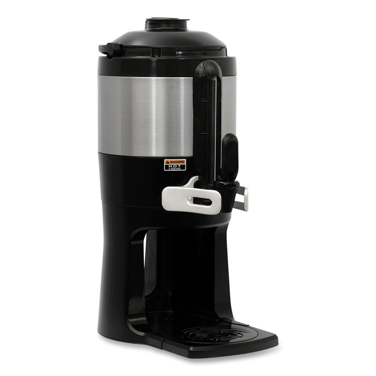 BUNN-O-MATIC 440000200 ThermoFresh Server with Mechanical Sight Gauge, 128 oz, Silver/Black