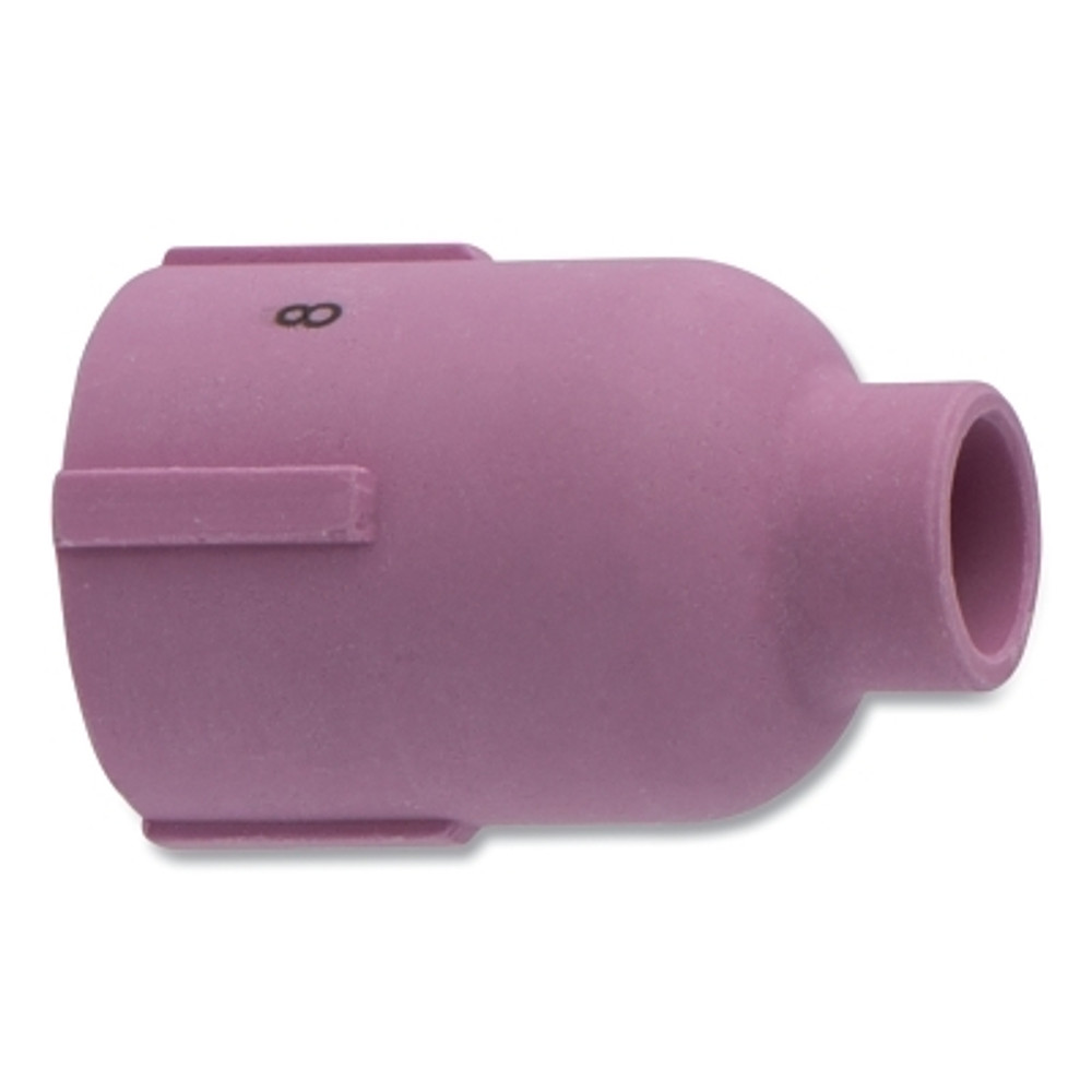ORS Nasco Best Welds Alumina Nozzle TIG Cup, 1/2 in, Sz 8, For Torch 9, 12, 17, 18, 20, 22, 25, 26, 27, Large Gas Lens, 1-7/8 in