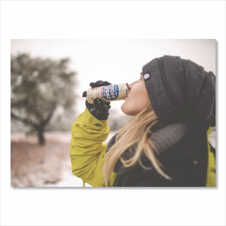 HIGH BREW COFFEE 00560 Cold Brew Coffee + Protein, Creamy Cappuccino, 8 oz Can, 12/Pack