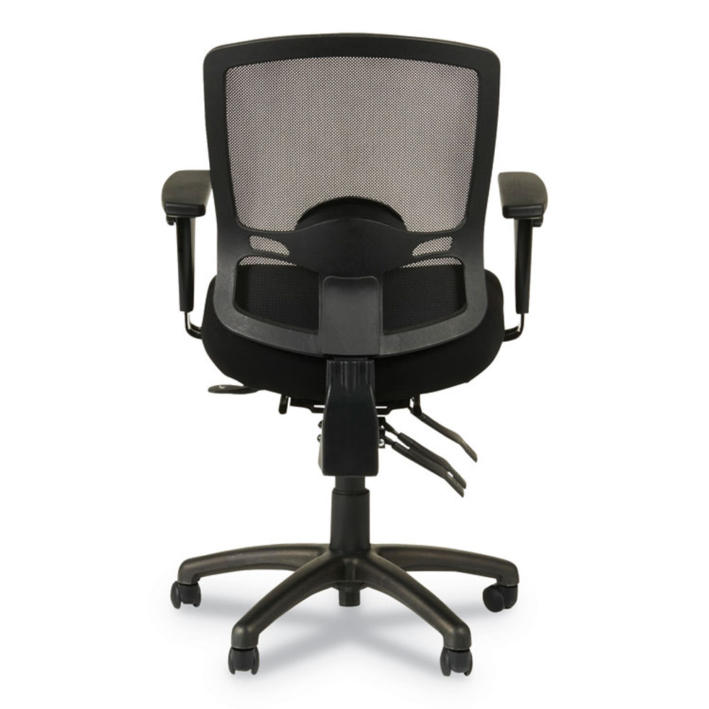 ALERA ET4017 Alera Etros Series Mesh Mid-Back Petite Multifunction Chair, Supports Up to 275 lb, 17.16" to 20.86" Seat Height, Black