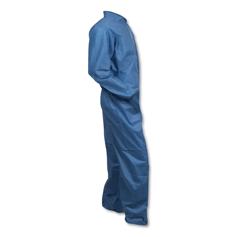 SMITH AND WESSON KleenGuard™ 58505 A20 Coveralls, MICROFORCE Barrier SMS Fabric, 2X-Large, Blue, 24/Carton