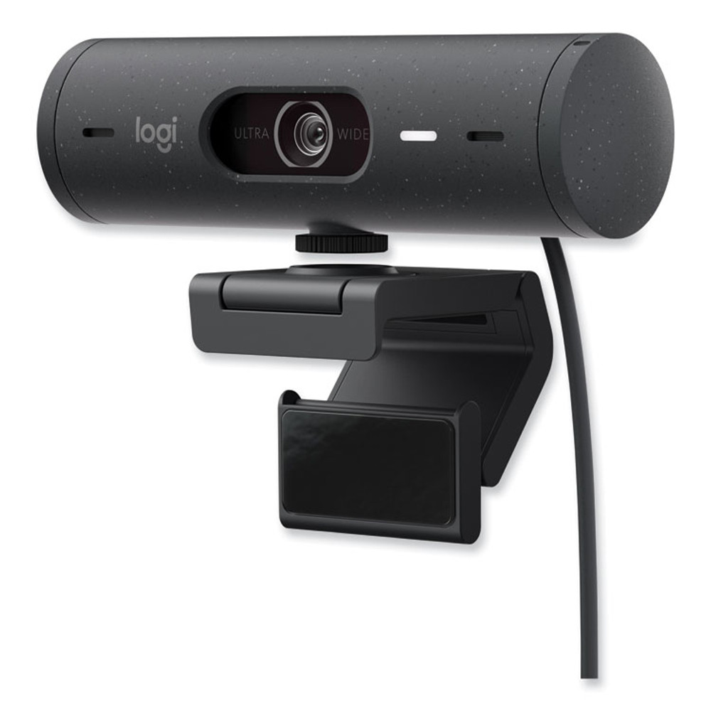 LOGITECH, INC. 960001411 Brio 505 Business Webcam, 1920 pixels x 1080 pixels, Graphite
