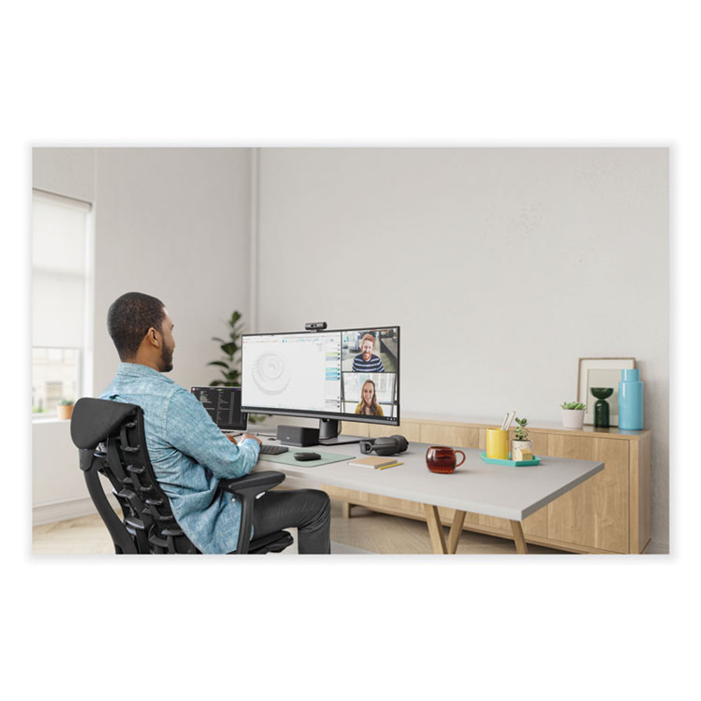 LOGITECH, INC. 960001411 Brio 505 Business Webcam, 1920 pixels x 1080 pixels, Graphite