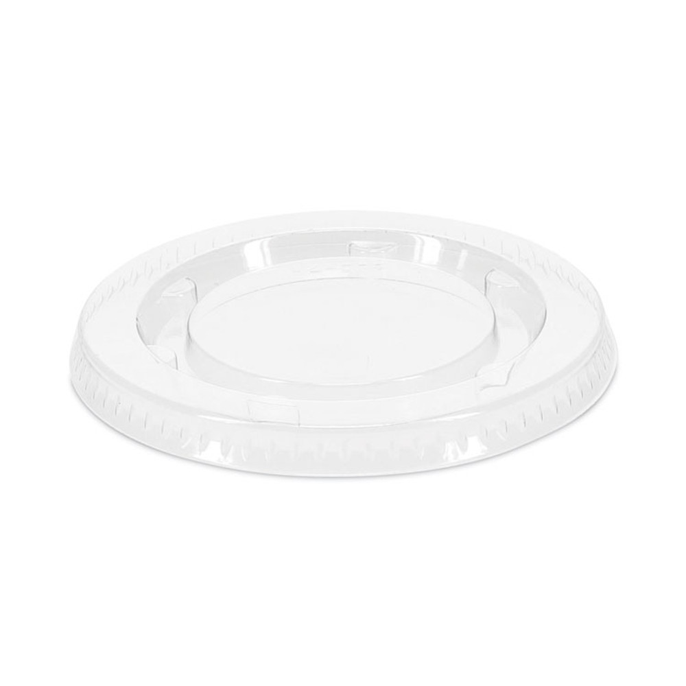 PACTIV EVERGREEN CORPORATION YLS2FR Plastic Portion Cup Lid, Fits 1.5 oz to 2.5 oz Portion Cups, Clear, 100/Pack, 24 Packs/Carton