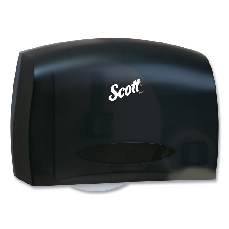 KIMBERLY-CLARK PROFESSIONAL Scott® 09602 Essential Coreless Jumbo Roll Tissue Dispenser for Business, 14.25 x 6 x 9.75, Black