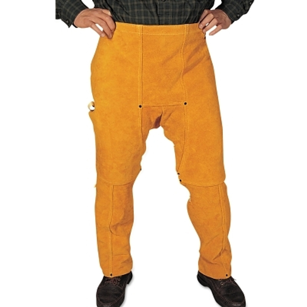 ORS Nasco Best Welds Chap, 40 in L, Leather, Golden Brown