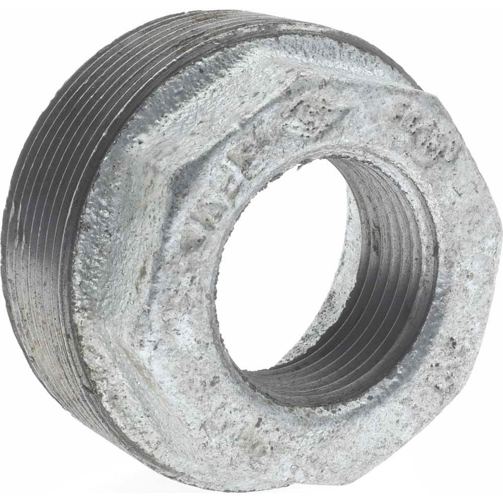 B&K Mueller 511-985HN 2 x 1" Galvanized Malleable Iron Pipe Hex Bushing