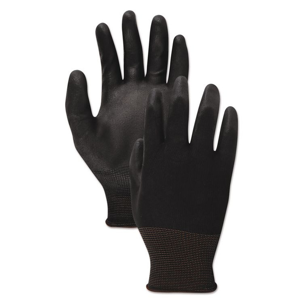 BOARDWALK 0002910 Palm Coated HPPE Gloves, X-Large (Size 10), Salt and Pepper/Black, 12 Pairs