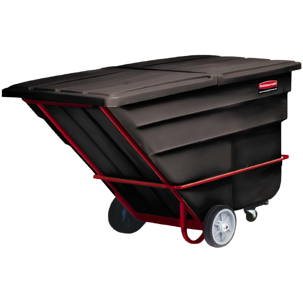 Rubbermaid FG103600BLA Hoppers & Basket Trucks; Load Capacity: 2300 ; Color: Black ; Additional Information: Replaces MSC # 88096623 ; Includes: Steel Side Rails ; Assembled: Yes