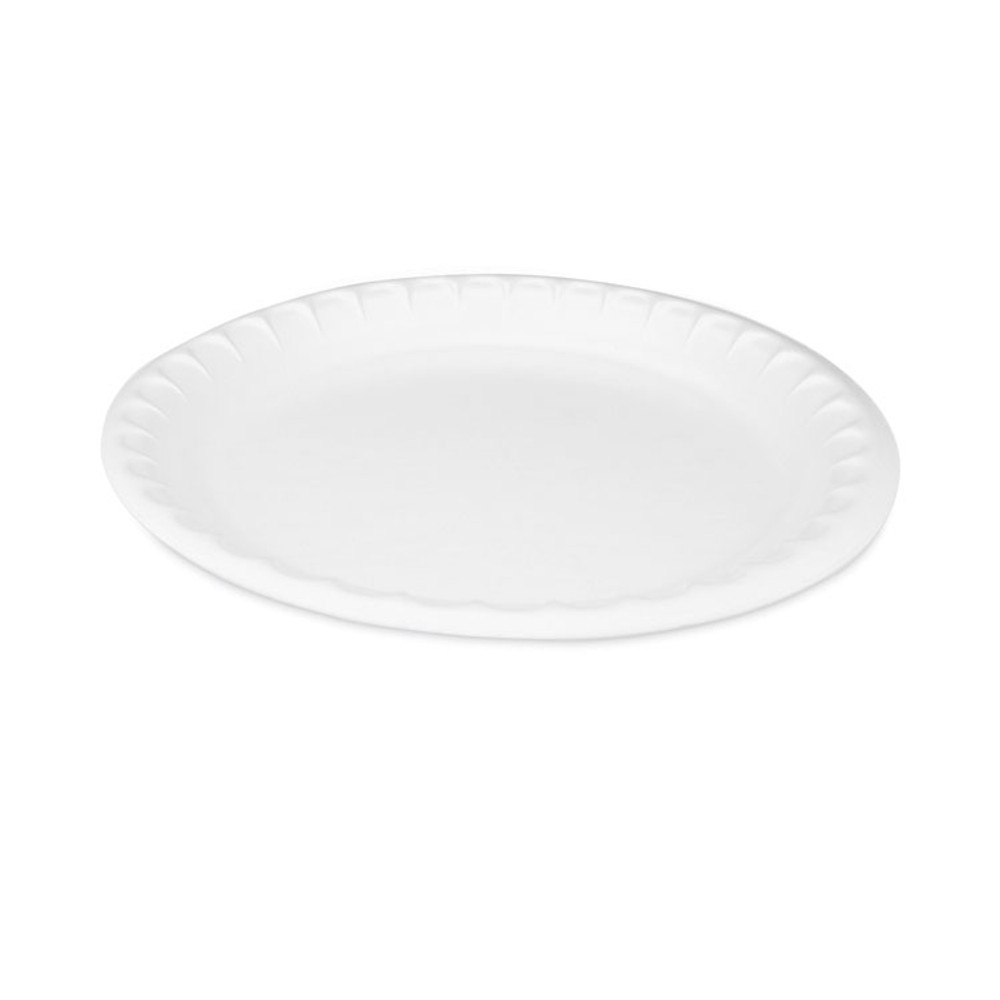 PACTIV EVERGREEN CORPORATION 0TH10010000Y Placesetter Satin Non-Laminated Foam Dinnerware, Plate, 10.25" dia, White, 540/Carton