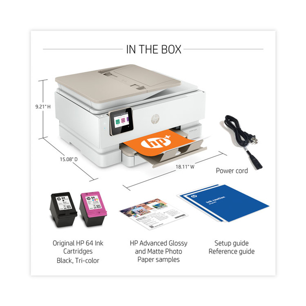 HP INC 1W2Y8A ENVY Inspire 7955e All-in-One Printer, Copy/Print/Scan