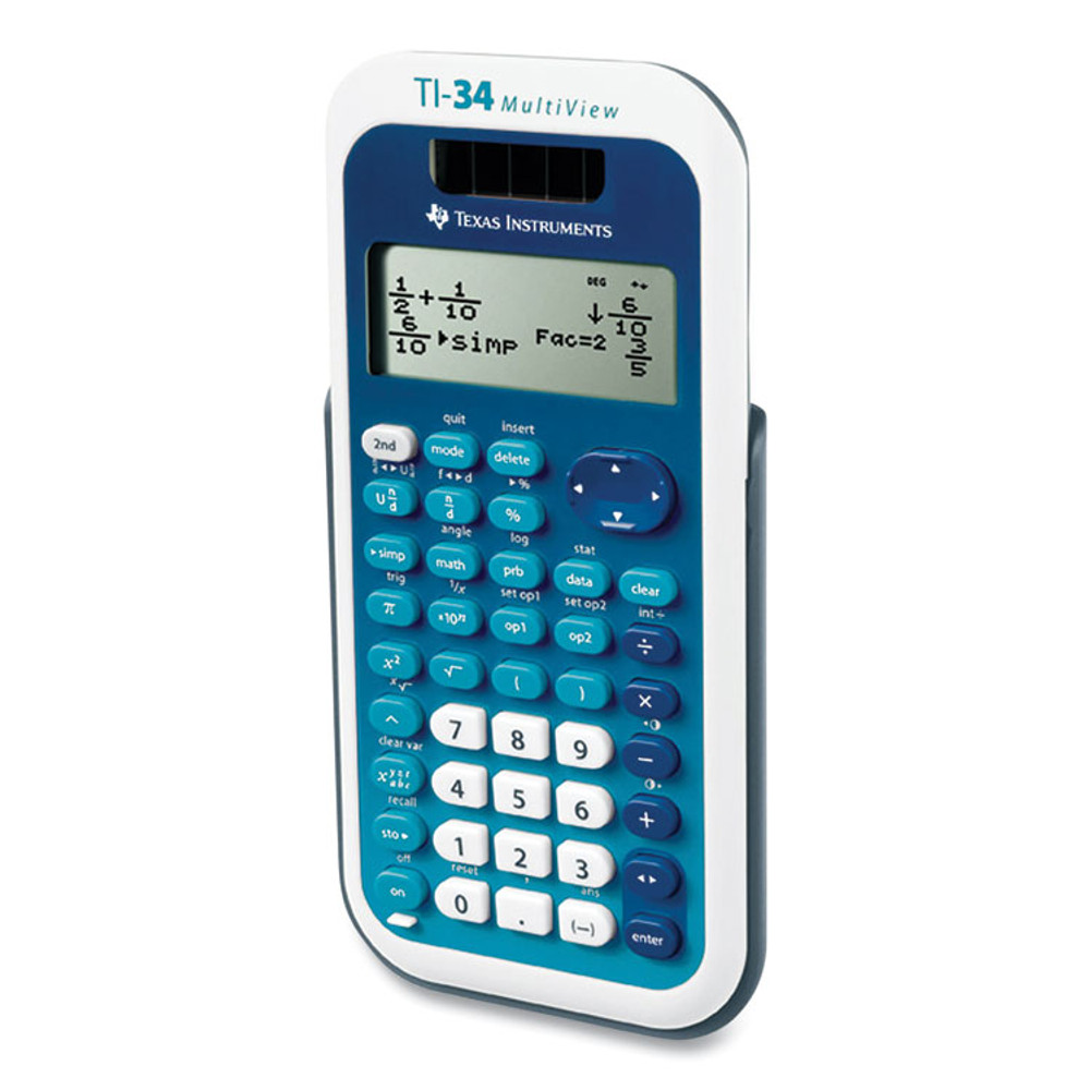 TEXAS INSTRUMENTS TI-34MULTIV TI-34 MultiView Scientific Calculator, 16-Digit LCD