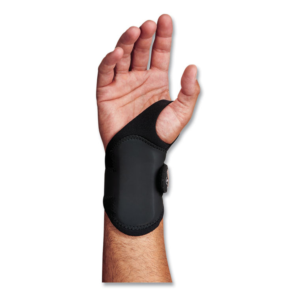 TENACIOUS HOLDINGS, INC. ergodyne® 70246 ProFlex 4020 Lightweight Wrist Support, Large/X-Large, Fits Left Hand, Black