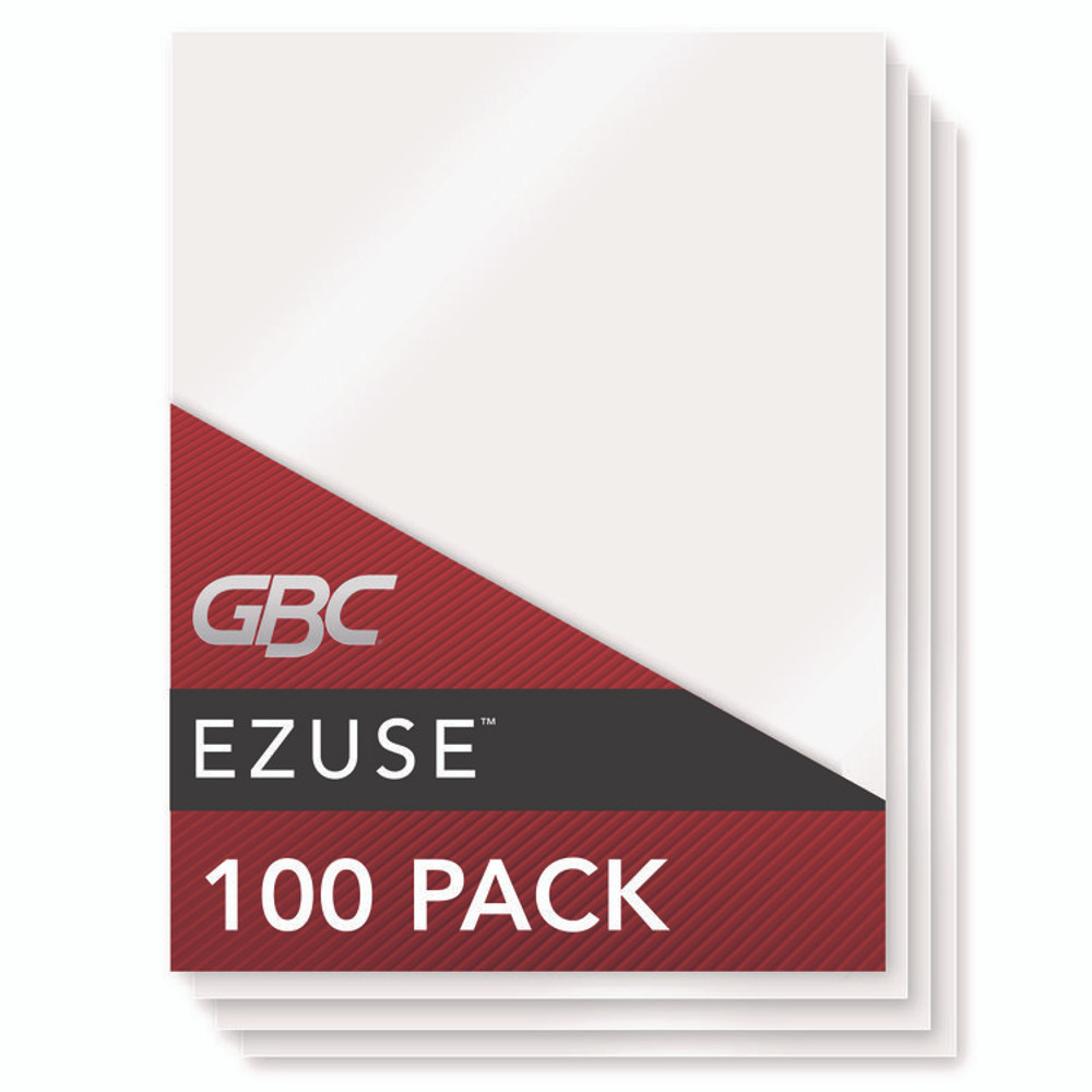 WILSON JONES CO. GBC® 3740474 EZUse Thermal Laminating Pouches, 5 mil, 11.5" x 17.5", Gloss Clear, 100/Box