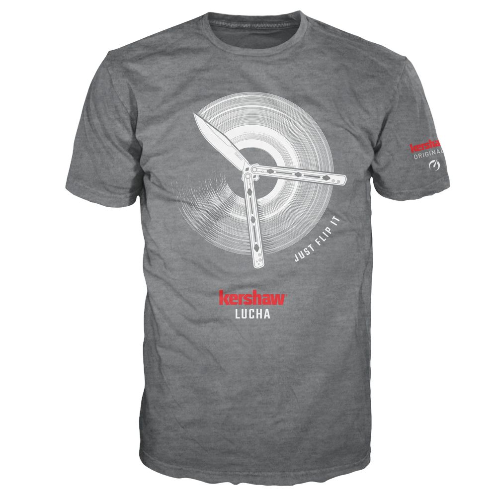 Kershaw SHIRTLUCHAXL Kershaw Tshirt Lucha Gry Extra Large