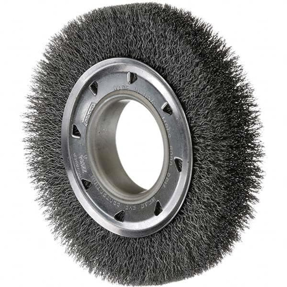 Osborn 0002200500 Wheel Brush: 6" Wheel Dia, Crimped