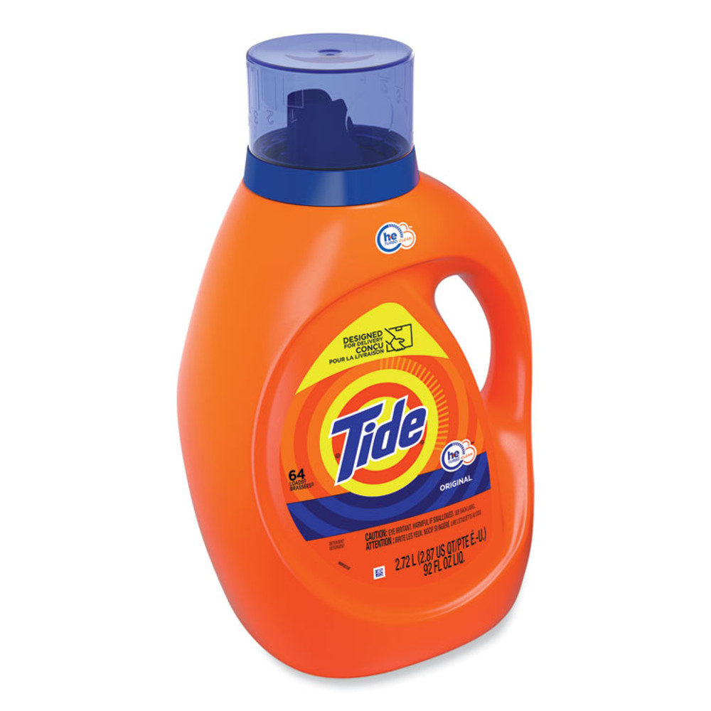 PROCTER & GAMBLE Tide® 48870 HE Liquid Laundry Detergent, Original Scent, 92 oz Bottle